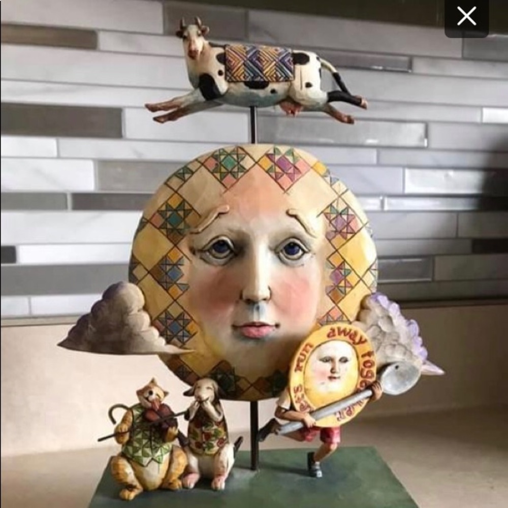 Jim Shores The Cow Jumped over the Moon figurine